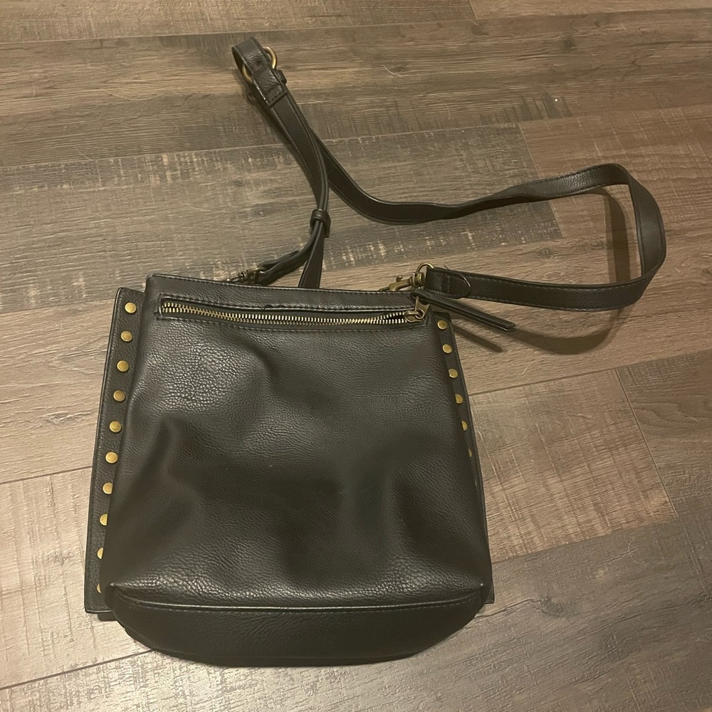 Universal Thread Black Crossbody with Rivets